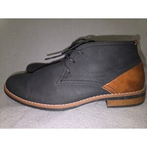 Restoration Men's Boots Lace Up Chukka Blue Size 8M preppy stylish office core